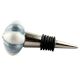 Grey And White Ceramic Melon Wine Stopper